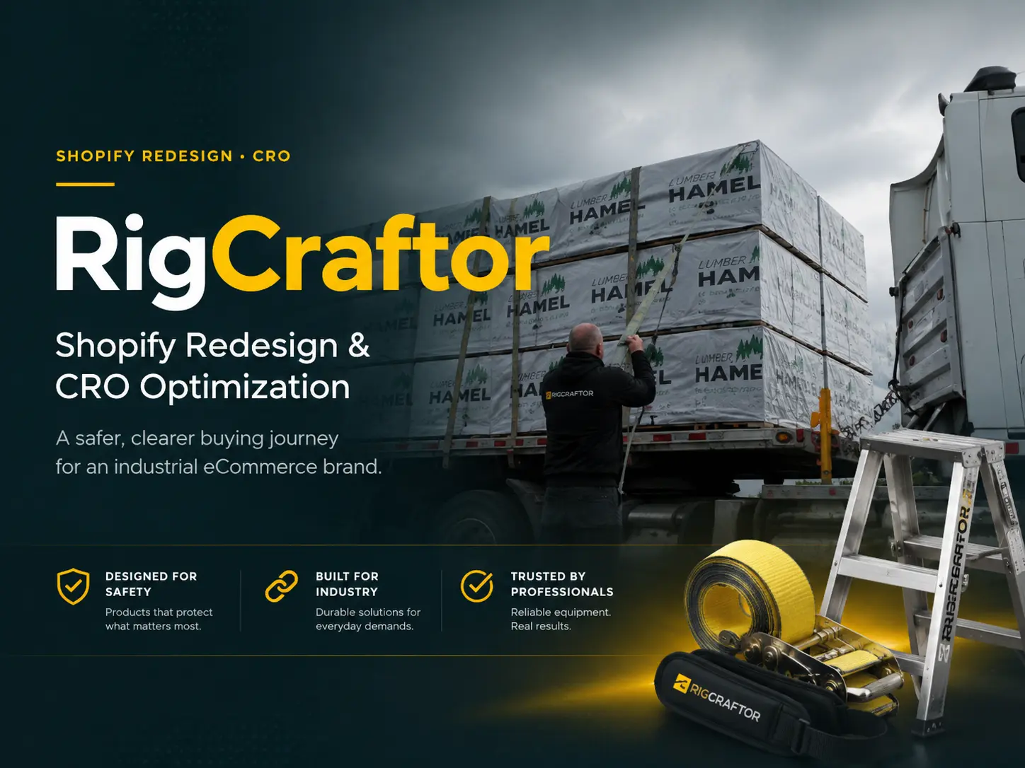 RigCraftor — Refonte de Shopify et optimisation du taux de conversion (CRO)
